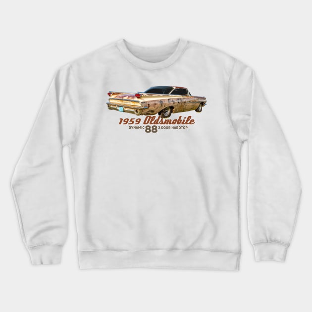 1959 Oldsmobile Dynamic 88 2 Door Hardtop Crewneck Sweatshirt by Gestalt Imagery